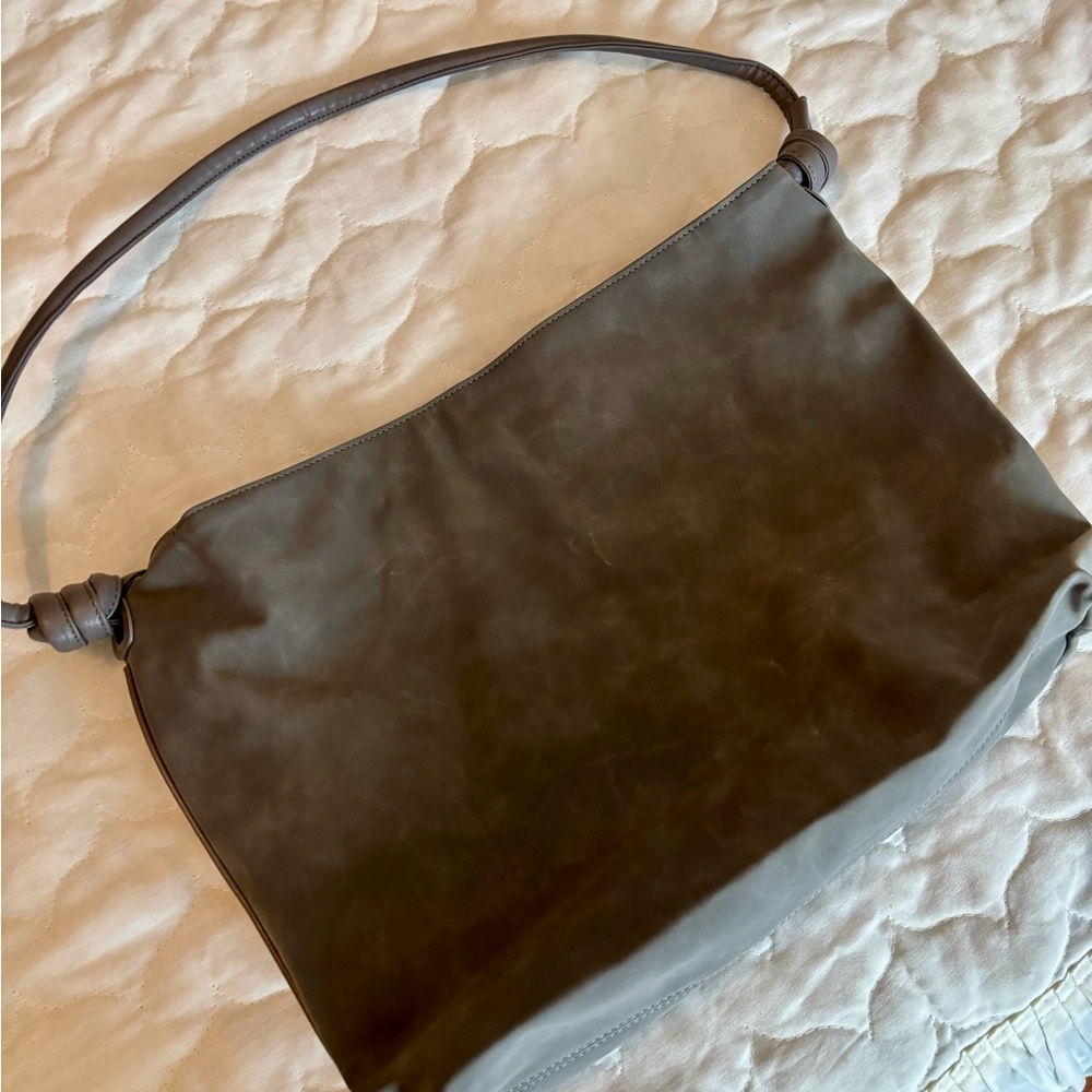 Gray Suede Bag